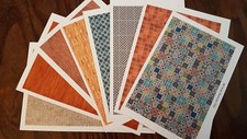 8 x BRICKS WOODEN FLOOR TILES