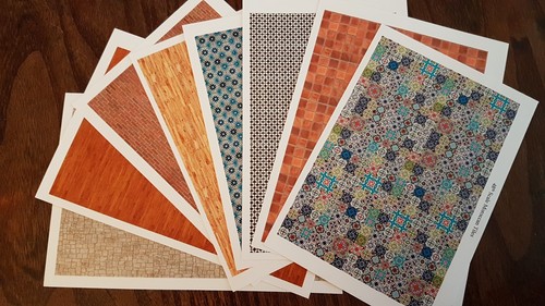 Bricks wooden floor tiles - 8,