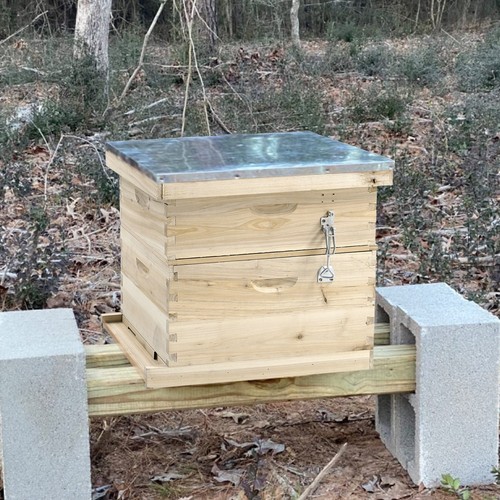 Beeswax coated wooden - coated, beehive