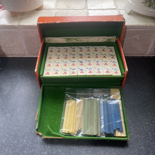 Vintage mah jong set evb - mah,