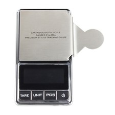 Stylus Force Tracking Scale Cartridge Pressure Gauge with Digital LCD Backlight