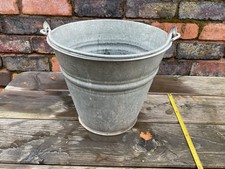 Vintage Galvanised Bucket with  Handle