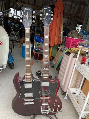 Teisco epiphone double neck - teisco,