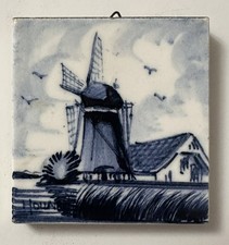 Vintage Royal Delft Tile