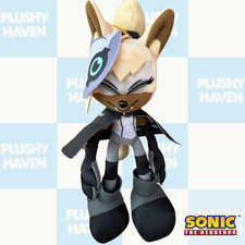 Sonic The Hedgehog Whisper The Wolf Plush 10" Grey TV Character Series
