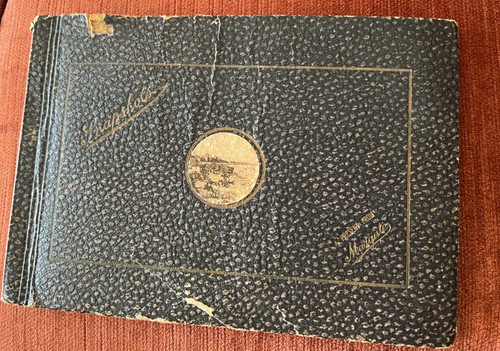 Antique postcard album