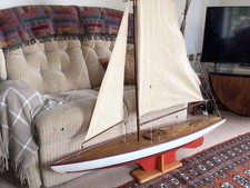 Vintage Marblehead Model Pond Yacht. Great Condition. See Photos & Description