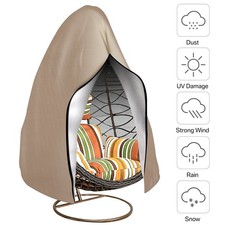 Heavy Duty Hanging Swing Egg Chair Cover Sun UV Waterproof Garden Patio Outdoor