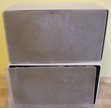 Braun L 625 Speakers Loudspeakers for Restoration Hobbyists White Dieter Rams 1974