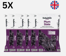 5 x 40mm Plum Slate Chippings