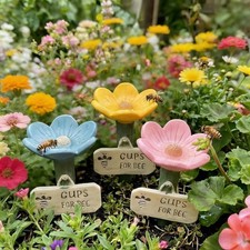 Colourful Resin Bee Watering