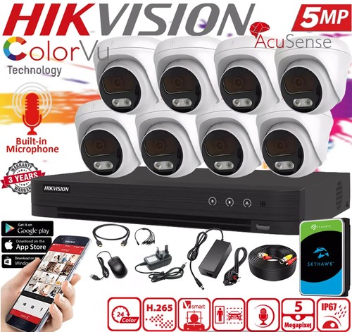 Hikvision colourvu 5mp cctv - colourvu,