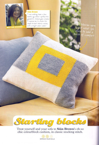 Knitting patterns cushion - patterns,