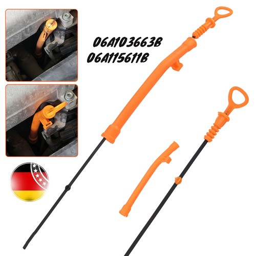 Engine oil dipstick fits audi - engine,