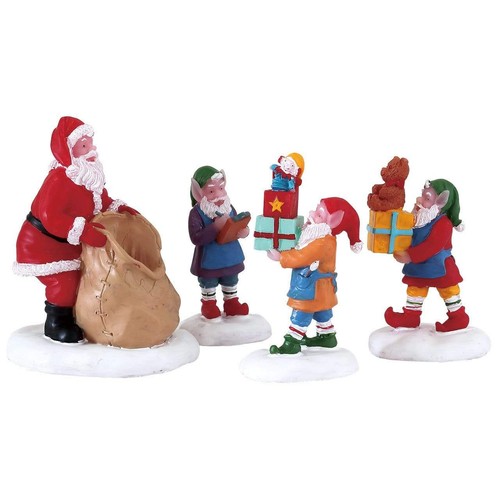 Lemax figurines present - figurines,