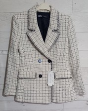 ZARA WOMANS ECRU/BLACK