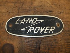 Land Rover Badge Aluminium Grill or Tub Series GENUINE Birmingham (1)