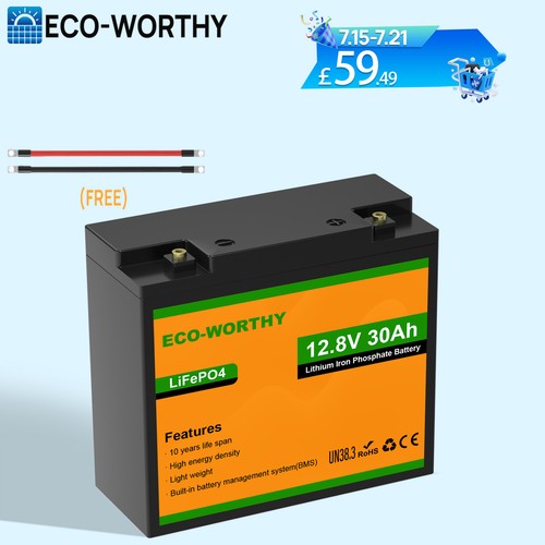 Eco worthy 12v 30ah - eco-worthy,