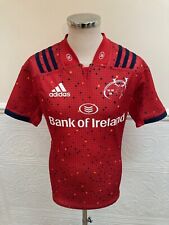 Adidas Munster Rugby Home European 2018-2019 Red Jersey Shirt Ireland Size Small