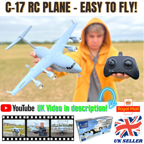 Plane rc model jet - c-17,