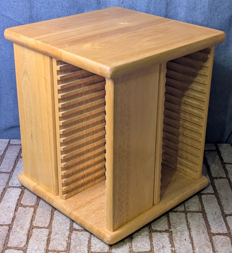 Vtg ikea solid wood - wood, rotating