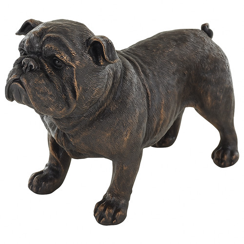 Bronze effect bulldog - bronze,