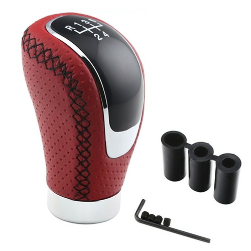 Car leather gear shifter - leather,