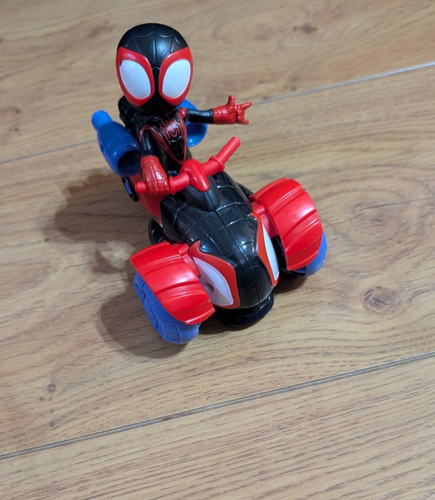 Spiderman bike and figure - and,