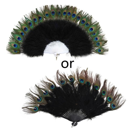 Feather hand fan - feather,