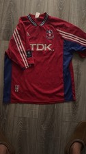 RARE matchday Issued Crystal Palace Shirt 98/99 Home Football Shirt