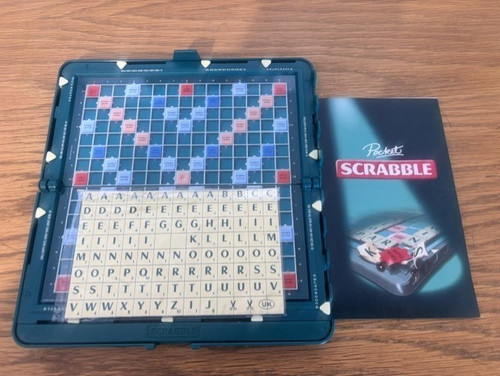 Pocket scrabble travel - scrabble,