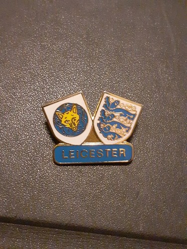 Leicester city pin badge - city,