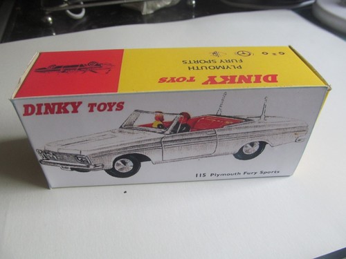 Reproduction dinky plymouth - reproduction,