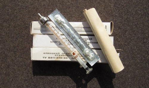 Ussr set medical glass - set,