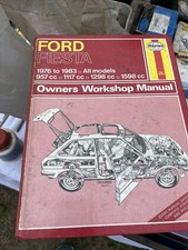 Ford Fiesta Mk1 Haynes Workshop Manual 1976 - 1983 All Models 957cc 1117cc 1298