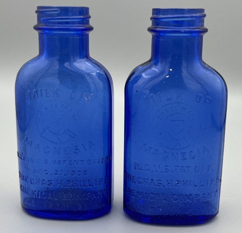 Pair vintage phillips milk - pair, of