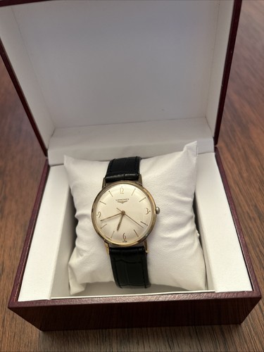 Longines 9ct solid gold luxury - longines,