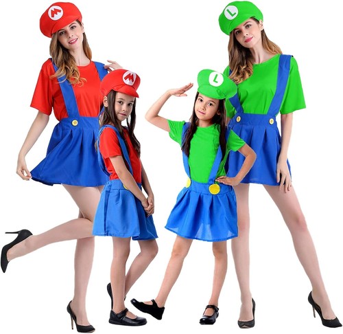 Womens adult super mario and - super,