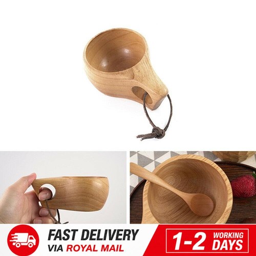 Handmade wooden cup - wooden, lapland