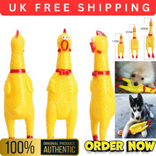 Creative Rubber Yellow Screaming Chicken Small Pet Squeaky Toy Pet Dog Chew Toys