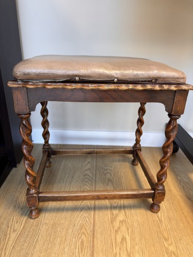 Antique piano stool turned - piano,