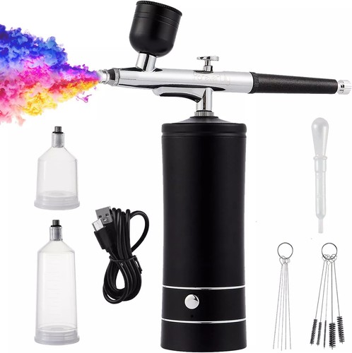 Cordless airbrush kit with - airbrush,