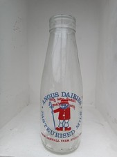 Vintage milk bottles, ANGUS DAIRIES