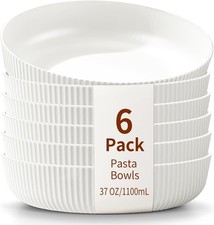 Pasta Bowls Set of 6, 37Oz