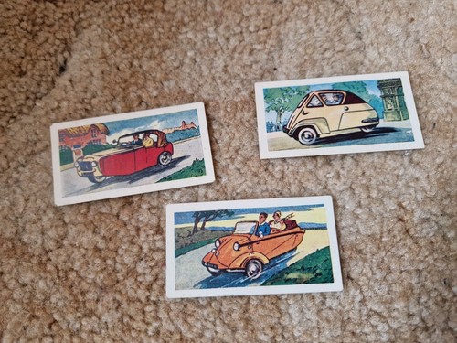 Vintage bubble car microcar