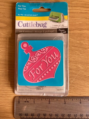 Cuttlebug cut and emboss - cut,