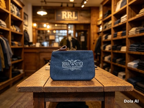 Rrl double denim coin purse - rrl,