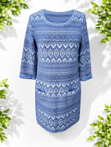 White stuff blue fair isle - white,