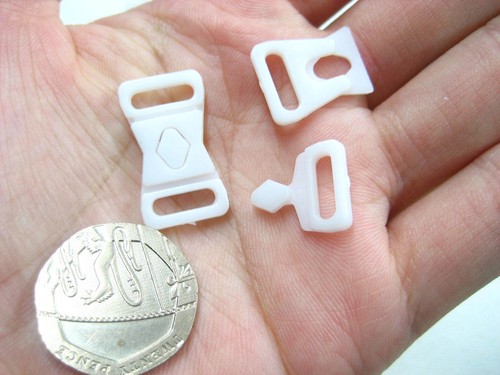 20pc white bikini clip