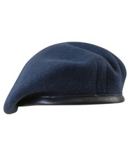 BRITISH RAF ROYAL AIR FORCE STYLE BLUE BERET 100% WOOL